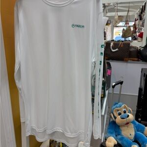 Magellan Outdoors White Long-Sleeve Kids Performance Tee